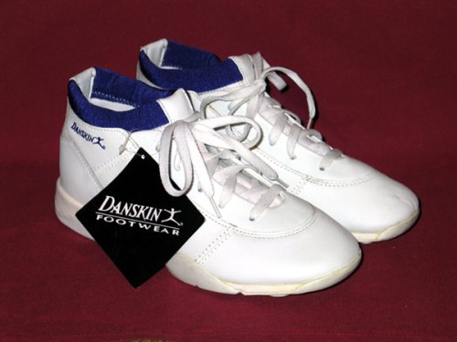 Buy Vintage New With Tags - Danskin Footwear Leather Tennis Shoes - White and Purple - Sneakers for... by Danskin