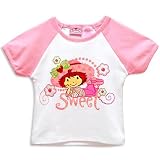 Strawberry Shortcake "Sweet" Slim Fit Glitter T-Shirt