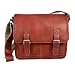 Latico Basics Adventurer Messenger Bag,Chestnut,one size