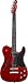 Fender Jim Adkins JA-90 Telecaster® Thinline Electric Guitar, Crimson Transparent, Rosewood Fretboard