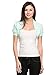 Women's Ruched Short Sleeve Cropped Open Shrug Bolero Cardigan