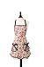 Jessie Steele Bib Ava Cabbage Rose Stripe Apron