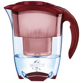 Brita Elemaris Cool Royal Red Water Filter Jug