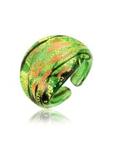 Antica Murrina Veneziana Laguna - Ring aus Muranoglas grün