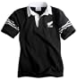 NEW ZEALAND SIDELINE JERSEY (BLACK) SHORT-SLEEVE