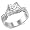 2.00 CT Sterling Silver Ladies Princess Cubic Zirconia CZ Wedding Bridal Engagement Ring (Available in size 6, 7, 8) size 6