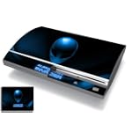 Bundle Monster Vinyl Skins For Sony Playstation PS3 Game Console - Cover Faceplate Protector Sticker Art Decal Accessory - Alien Invasion