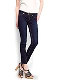 IMAGE OF Mango Women's Low Waist Skinny Jeans, 4, Soft Denim