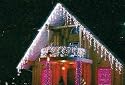 160er LED Lichterkette Eiszapfen Aussen warmweiss