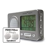 Sound Oasis Travel Therapy White Noise Machine Alarm With FREE Pillow Speakers