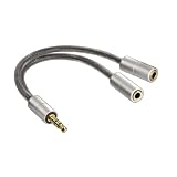 Hama AluLine Kompaktadapter, 2x Kupplung stereo