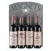 4 WINE bottle MAGNETS refrigerator KITCHEN decor