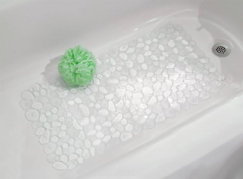 Pebbles Eco Friendly Non-slip Tub Mat - 31x14.5 (Clear)