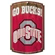 Ohio State Buckeyes Wood Sign