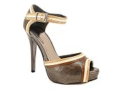 COLORBLOCK PEEP TOE PLATFORM
