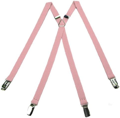 Light Pink Boys Suspenders