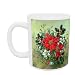 AB/130 A Christmas arrangement with holly, mistletoe and other winter flowers by Albert Williams - Mug - Standard Size