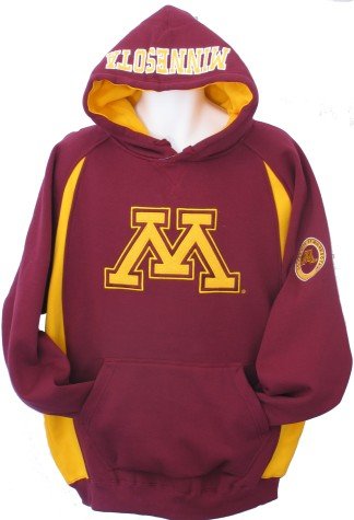 Buy Men`s Minnesota Golden Gophers Class Act Big Logo Hoodie