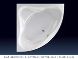 Aquaestil Ambassador 140 x 140cm Corner Bath Only