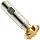 Niagara Cutter CVS130 Convex Radius Shank Type Cutter, High Speed Steel, TiN Coated, Weldon Shank, 3/4" Cutter Diameter, 6 Flutes, 1/32" Radius
