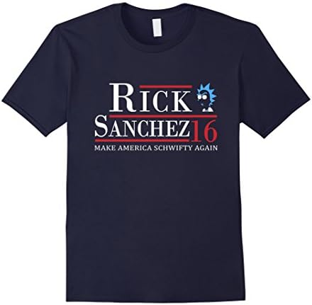 Men's Rick 16 - Make america s-chwifty again 3XL Navy