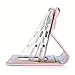 Galaxy Note 7 Case, Note 7 Case, FYY [Makeup Mirror] Premium PU Leather Samsung Galaxy Note 7 Wallet Case with Cosmetic Mirror and Bow-knot Strap Rose Gold+Gold