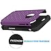 PASONOMI iPhone 6 Plus Case, Hybrid Stud Rhinestone Bling Armor Defender Case Cover for Apple iPhone 6 Plus 5.5 inch with Dazzling Diamond (Purple)