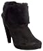 Tashkent by Cheyenne black suede 'Sinclair' cut-out ankle boots