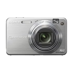 Sony CyberShot W170 Digital Camera - Silver (10.1MP, 5x Optical Zoom) 2.7" LCD