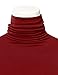J.TOMSON Women's Layering Rayon Jersey Long Sleeve Scrunch Turtleneck (S-3XL/20 Colors)
