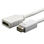 Mini DVI to HDMI Male / Female Cable Adapter, 5 inch White