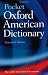 Pocket Oxford American Dictionary