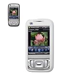New Fashionable Perfect Fit Hard Protector Skin Cover Cell Phone Case for HTC Tilt2 AT&T - White