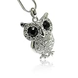 Crystal Owl Pendant Necklace Fashion Jewelry