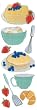 Martha Stewart Crafts Baking Waffles Dimensional Sticker
