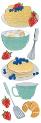 Martha Stewart Crafts Baking Waffles Dimensional Sticker
