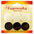 Fuseworks Ebony And Ivory Pre-cut Circles - 90 Coe