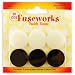 Fuseworks Ebony And Ivory Pre-cut Circles - 90 Coe