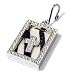 Gorgeous Small Shadowbox Picture Frame Crystal Cross Charm/Pendant with Hook, Genuine...