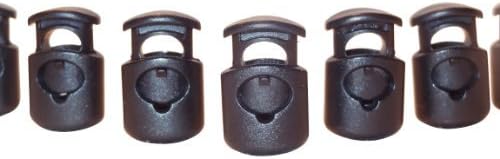 FMS Plastic Cord Locks (100 Pack)(Black) Color: Black Size: 100 Pack Model: Tools & Home Improvement