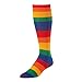 TCK Krazisox Rainbow Stripes Over the Calf Socks