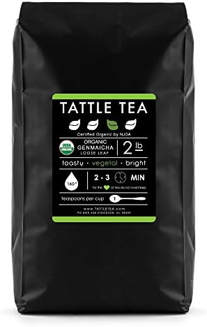 Tattle Tea Organic Genmaicha Green Tea, 2 Pound