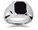 0.00 CTW Men's Diamond Ring in Platinum
