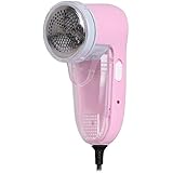 Homecube Pink Portable Lint Fabric Shaver Electric Clothes Remover Removes Fabric Lint Pills Fluff Sweater Blankets Fuzz Shaver,Lint Shaver