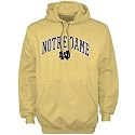 Notre Dame Fighting Irish Gold Classic Twill Fleece Hoody Sweatshirt