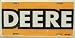 LP - 1033 DEERE License Plate on Orange Machinery Background - 6081