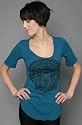 Obey The Jukebox Dance Tee,T-shirts for Women