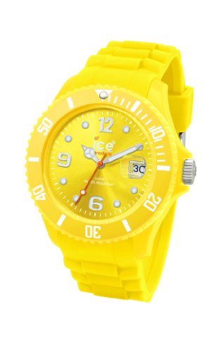 Ice-Watch Unisex SI.YW.U.S.09 Sili Collection Yellow Plastic and Silicone Watch