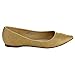 Bellamarie Angie-18 Women's Classic Pointy Toe Ballet Flat Shoes