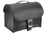 ALC Saddlebags 8056 Premium Leather Plain Luggage Rack Bag